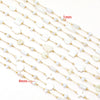 Stainless Steel Cross Leaf Clip Chain Geometric Ellipse Stone Necklace Electroplated Jewelry Accessories