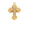 Stainless Steel Cross Pendant Handmade Diy Jewelry Accessories For Women With Electroplating Process