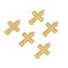Stainless Steel Cross Pendant Jewelry Accessories Vintage Style Electroplated Diy Handmade