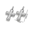 Stainless Steel Cross Pendant Jewelry For Diy Bracelet And Necklace Making With 18K Gold Vacuum Plating