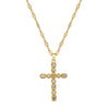 Stainless Steel Cross Zircon Clavicle Chain With Geometric And Cartoon Style