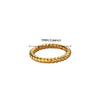 Stainless Steel Crown Ring Electroplating Niche Design Allmatch Opening Adjustable Couple Ring