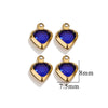 Stainless Steel Crystal Water Drop Pendant Necklace Electroplated Jewelry Accessories Wholesale