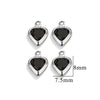 Stainless Steel Crystal Water Drop Pendant Necklace Electroplated Jewelry Accessories Wholesale