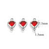 Stainless Steel Crystal Water Drop Pendant Necklace Electroplated Jewelry Accessories Wholesale