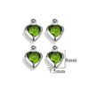 Stainless Steel Crystal Water Drop Pendant Necklace Electroplated Jewelry Accessories Wholesale