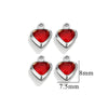 Stainless Steel Crystal Water Drop Pendant Necklace Electroplated Jewelry Accessories Wholesale