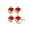 Stainless Steel Crystal Water Drop Pendant Necklace Electroplated Jewelry Accessories Wholesale