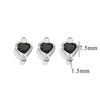 Stainless Steel Crystal Water Drop Pendant Necklace Electroplated Jewelry Accessories Wholesale