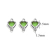 Stainless Steel Crystal Water Drop Pendant Necklace Electroplated Jewelry Accessories Wholesale