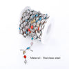 Stainless Steel Crystal Waterproof Chain Jewelry Accessories Bracelet Necklace Furnace Plated With 18K Gold Electroplated