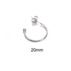 Stainless Steel Cshaped Electroplated Diy Handmade Earrings Jewelry Materials