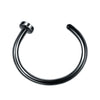 Stainless Steel Cshaped Nose Ring And Lip Ring Multicolor Electroplating