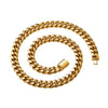 Stainless Steel Cuban Chain Minimalist Geometric Men's Necklace
