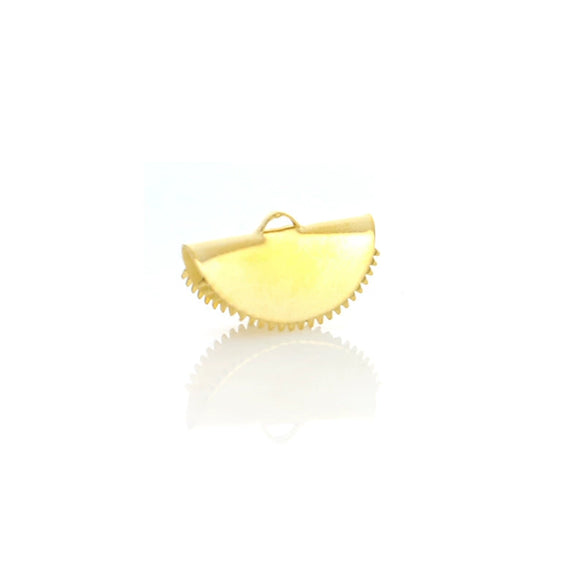 Stainless Steel Curly Bead Pointed Horse Buckle Jewelry Connector Accessories Electroplated