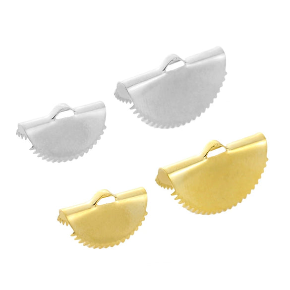 Stainless Steel Curly Bead Pointed Horse Buckle Jewelry Connector Accessories Electroplated