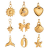 Stainless Steel Cute Oil Dropping Animal Style Pendant Necklace Accessories For Women With Electroplating