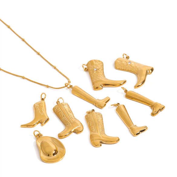 Stainless Steel Cute Trendy Diy Pendant Accessories With Electroplating Treatment