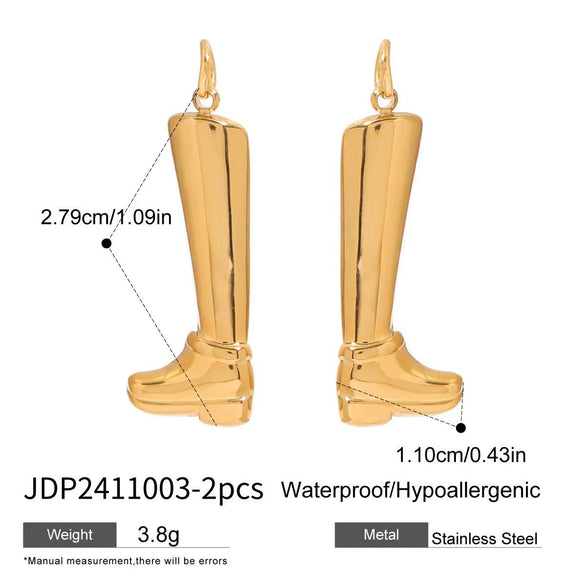 Stainless Steel Cute Trendy Diy Pendant Accessories With Electroplating Treatment