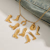 Stainless Steel Cute Trendy Diy Pendant Accessories With Electroplating Treatment