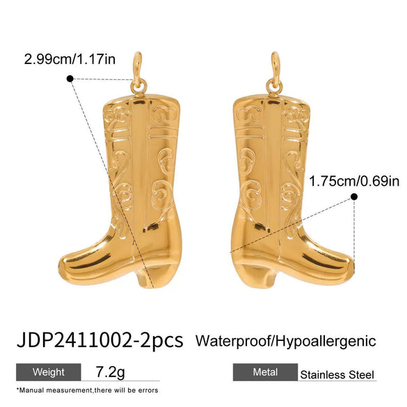 Stainless Steel Cute Trendy Diy Pendant Accessories With Electroplating Treatment