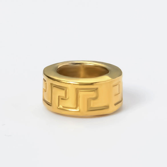 Stainless Steel Cylinder Pattern Casting Electroplating Bead Accessories For Diy Bracelet