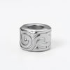 Stainless Steel Cylinder Pattern Casting Electroplating Bead Accessories For Diy Bracelet