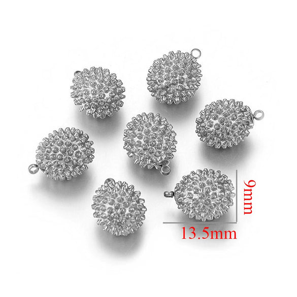 Stainless Steel 3D Durian And Fish Pattern Pendant Jewelry Accessories With Electroplating