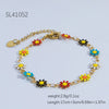 Stainless Steel Daisy Bracelet With Electroplating Process