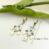 Stainless Steel Devil's Eye Animals Zodiac Personality Fashion Women's Earrings Electroplated