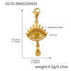 Stainless Steel Devil's Eye With Zircon And Natural Stone Multiaccessories Pendant Necklace And Bracelet Set For Women