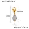 Stainless Steel Devil's Eye With Zircon And Natural Stone Multiaccessories Pendant Necklace And Bracelet Set For Women