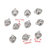 Stainless Steel Diamond Zircon Heart Star Plum Blossom Pendant For Diy Necklace Earrings With Electroplating Treatment