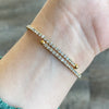 Stainless Steel Diamondencrusted Geometric Women's Bracelets