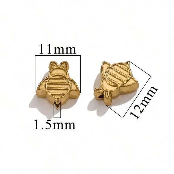 Stainless Steel Diecasting Round Bead Jewelry With Dragon Pattern And Electroplating Treatment