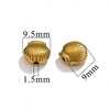 Stainless Steel Diecasting Round Bead Jewelry With Dragon Pattern And Electroplating Treatment