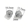 Stainless Steel Diecasting Round Bead Jewelry With Dragon Pattern And Electroplating Treatment