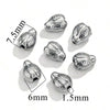 Stainless Steel Diecasting Round Bead Jewelry With Dragon Pattern And Electroplating Treatment