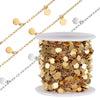 Stainless Steel Disc Pendant Star Chain Jewelry Accessories With Electroplating Treatment