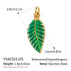 Stainless Steel Diy Fruit Pendant With Electroplating For Fashion Matching Strawberry Watermelon Banana Grape Design