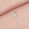 Stainless Steel Dog Claw Cat Claw Pendant Hanging Ring Pet Jewelry Accessories With Electroplating And Minimalist Animal Style