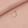Stainless Steel Dog Claw Cat Claw Pendant Hanging Ring Pet Jewelry Accessories With Electroplating And Minimalist Animal Style