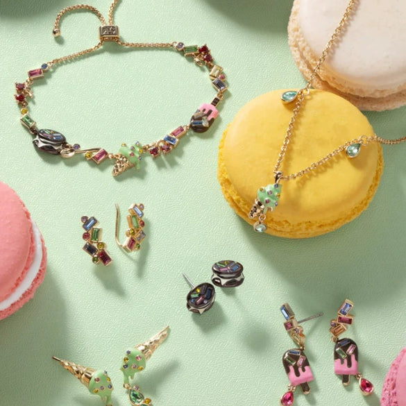 Stainless Steel Dopamine Fruit Series Animal Zodiac Electroplated Women's Clavicle Necklace