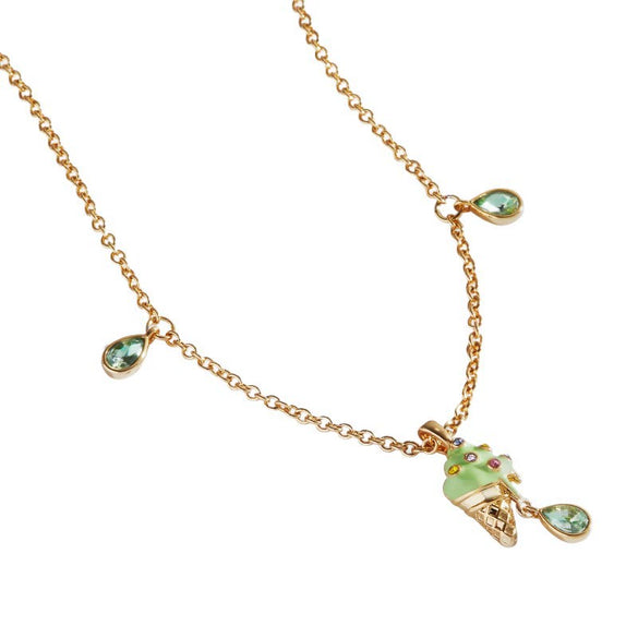 Stainless Steel Dopamine Fruit Series Animal Zodiac Electroplated Women's Clavicle Necklace