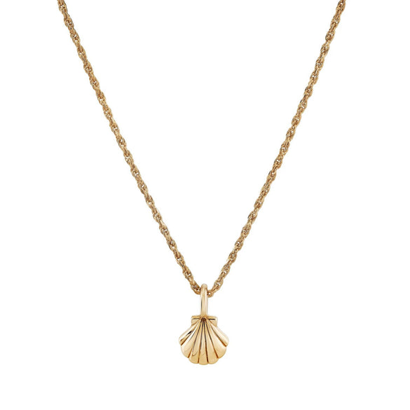 Stainless Steel Dopamine Necklace With Geometric Drop Shape Strawberry Ice Cream Shell Love And Small Fish Pendant Electroplating Design