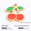 Stainless Steel Dripping Oil Pastoral Style Fruit Food Jewelry Accessories Bracelet Necklace Pendant