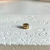 Stainless Steel Drop And Star Shape Zirconium Birthstone Pendant Necklace With Vacuum Electroplated 18K Gold Color