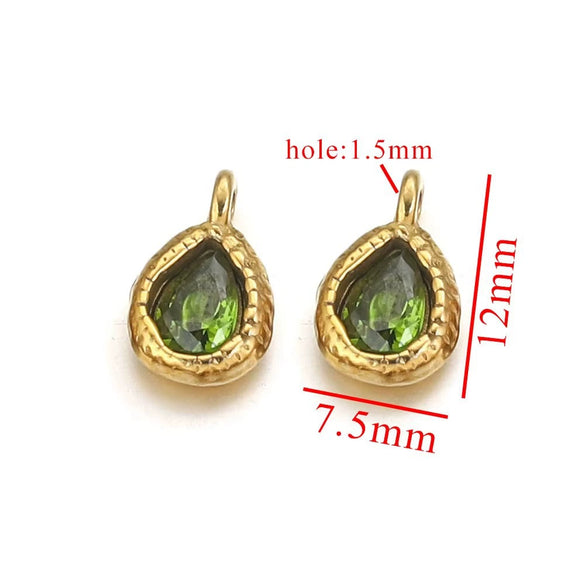 Stainless Steel Drop Pendant Necklace Fashion Diy Jewelry Accessories With Polishing Process