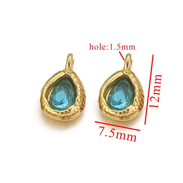 Stainless Steel Drop Pendant Necklace Fashion Diy Jewelry Accessories With Polishing Process
