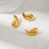 Stainless Steel Drop Shape Geometric Fashion Electroplated Earrings